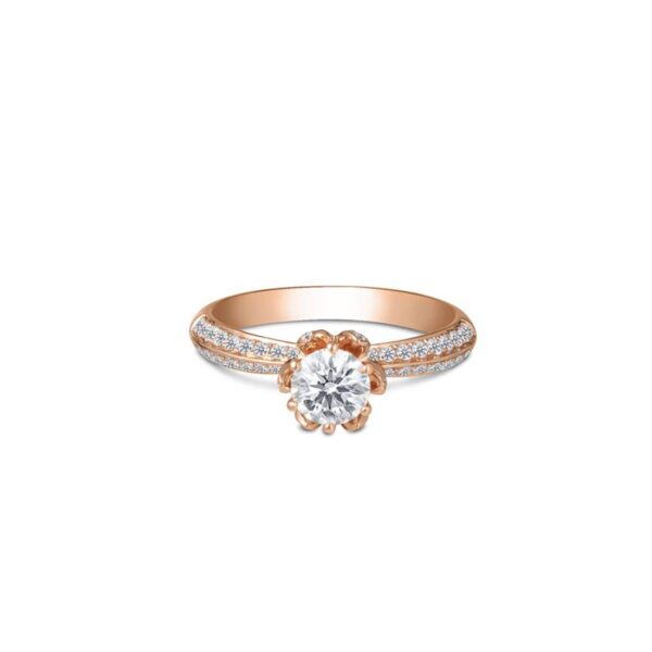 Le Lumiere Florale Ring in 18K Rose Gold