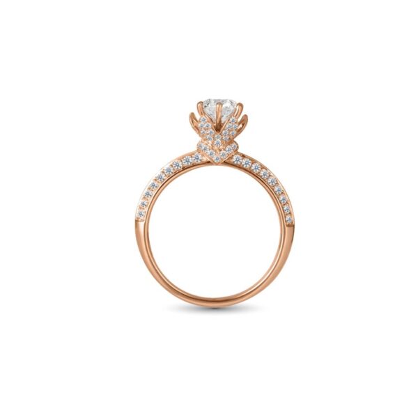 1100x1100-29 Le Lumiere Florale Ring in 18K Rose Gold
