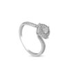 Le Lumiere Twisted Ring in 18K White Gold
