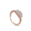 Ethereal Elegance Diamond Ring in 18K Rose Gold