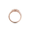 Ethereal Elegance Diamond Ring in 18K Rose Gold