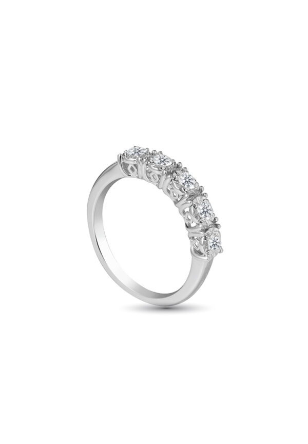 Le Lumiere Ring in 18K White Gold