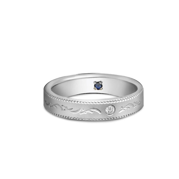 Romantic Blue Wedding Band