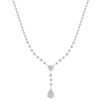 Opulent Grace Necklace in 18K White Gold