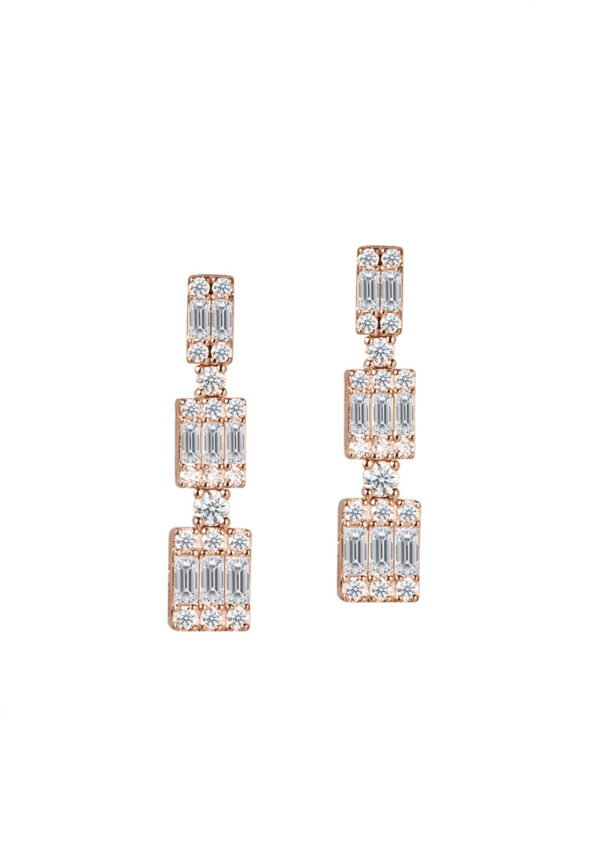 Ethereal Elegance Earrings in 18K Rose Gold