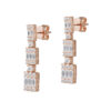 Ethereal Elegance Earrings in 18K Rose Gold