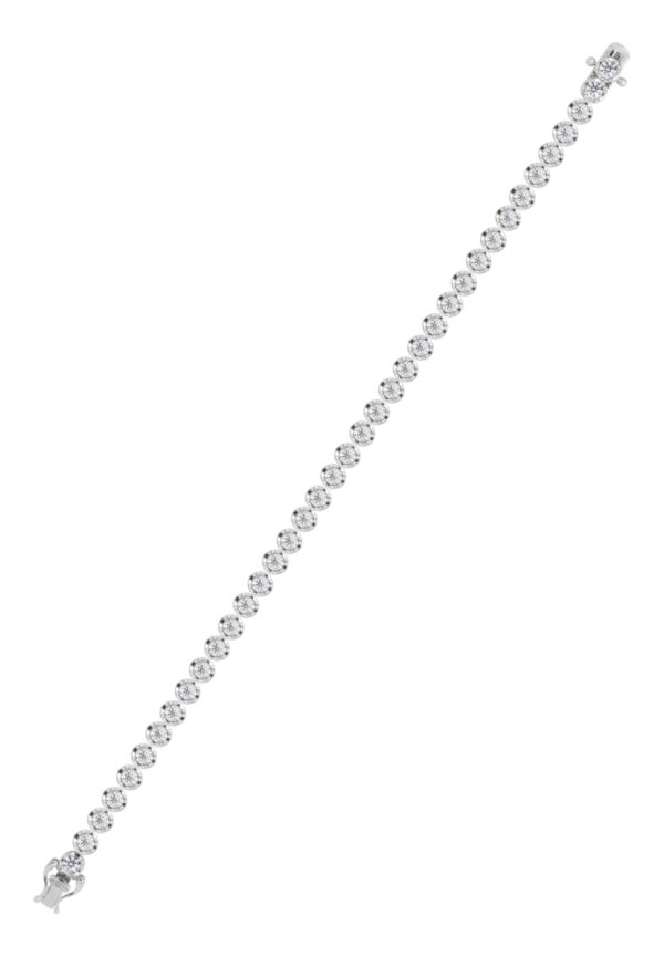 Le Lumiere Diamonds Bracelet in 18K White Gold