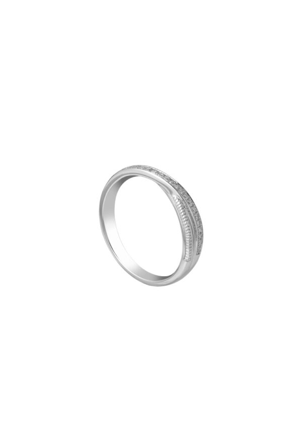 Promesse Wedding Bands in 18K White Gold
