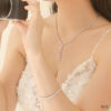 Le Lumiere Diamonds Bracelet in 18K White Gold
