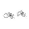 Espoir Love Earrings in 9K White Gold
