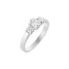 Espoir I-Love-U Ring in 9K White Gold