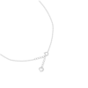 Infinity Necklace in 18K White Gold
