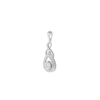 Droplet Pendant in 18K White Gold
