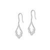 Diamond Earrings in 18K White Gold
