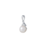Espoir Pearl Pendant in 9K White Gold