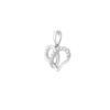 Espoir Love Pendant in 9K White Gold