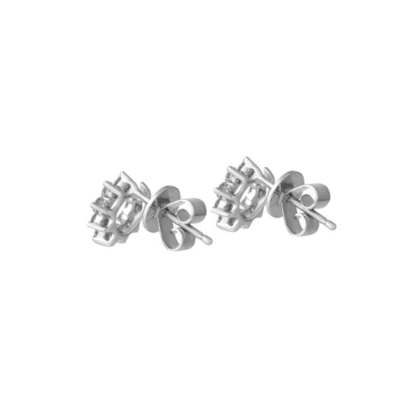 Espoir Earrings in 9K White Gold