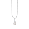 Espoir Pearl Pendant in 9K White Gold