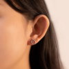 Espoir Earrings in 9K White Gold