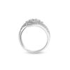 Twilight Embrace Ring In 18K White Gold