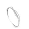 Boundless Brilliance Bangle In 18K White Gold