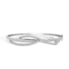 Boundless Brilliance Bangle In 18K White Gold
