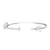 Boundless Brilliance Bangle In 18K White Gold