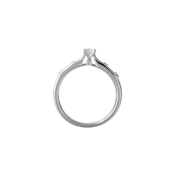Promesse Diamond Ring in 18K White Gold