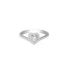 Heart-Shaped Diamond Ring in 18K White Gold