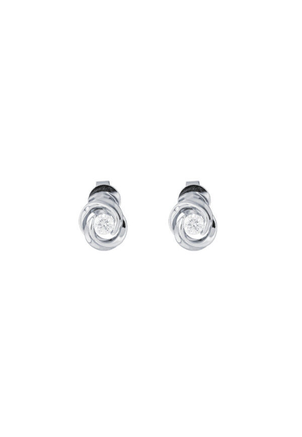 Espoir Diamond Earrings in 9K White Gold
