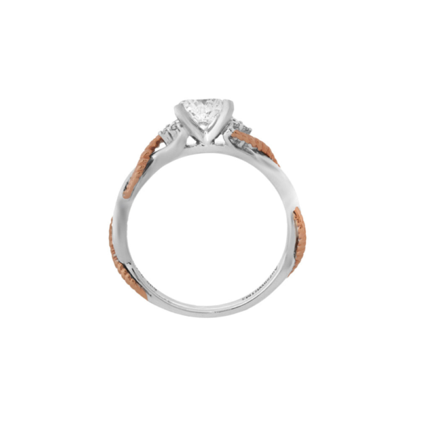 Promesse Ring in 18K White & Rose Gold