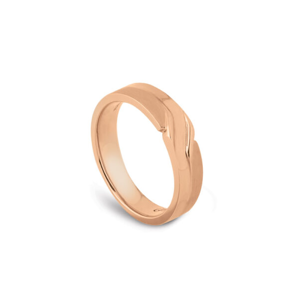 Promesse Wedding Bands in 18K Rose Gold