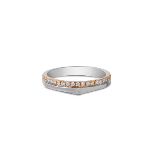 Promesse Wedding Bands in 18K Dual-Tone