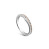 Promesse Wedding Bands in 18K Dual-Tone