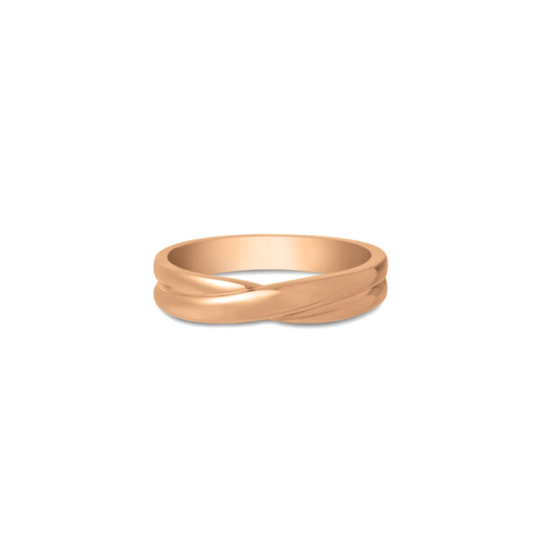 Promesse Wedding Bands in 18K Rose Gold