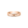 Promesse Wedding Bands in 18K Rose Gold