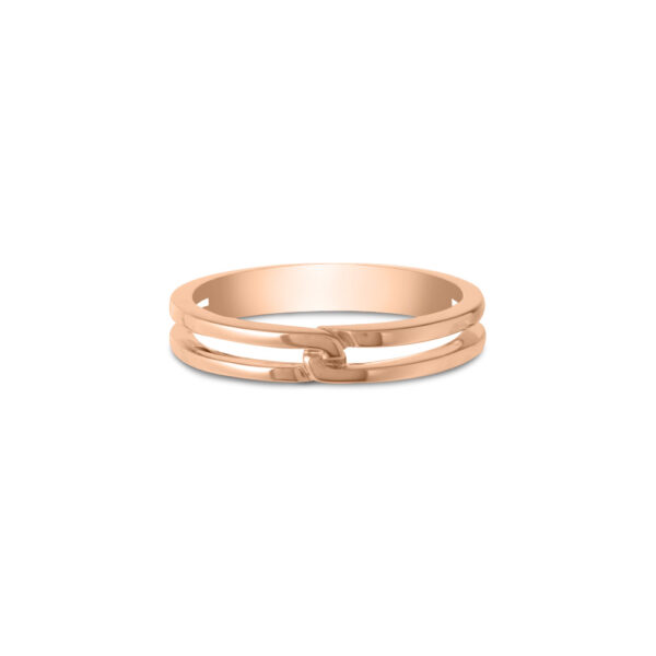 Promesse Wedding Bands in 18K Rose Gold