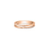 Promesse Wedding Bands in 18K Rose Gold