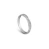 Romantic Blue Wedding Bands in Platinum