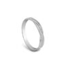 Romantic Blue Wedding Bands in Platinum
