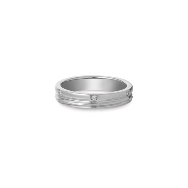 Nina Ricci Wedding Bands In Platinum
