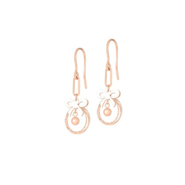 Chic Radiance Earrings in 18K Rose Gold