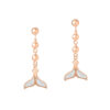EternalTide Mermaid Earring In 18K Rose Gold