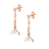 EternalTide Mermaid Earring In 18K Rose Gold
