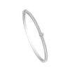 Timeless Symphony Diamond Bangle In 18K White Gold