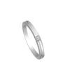 Promesse Couple Rings In 18K White Gold
