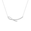Chic Radiance Necklace In 18K White Gold
