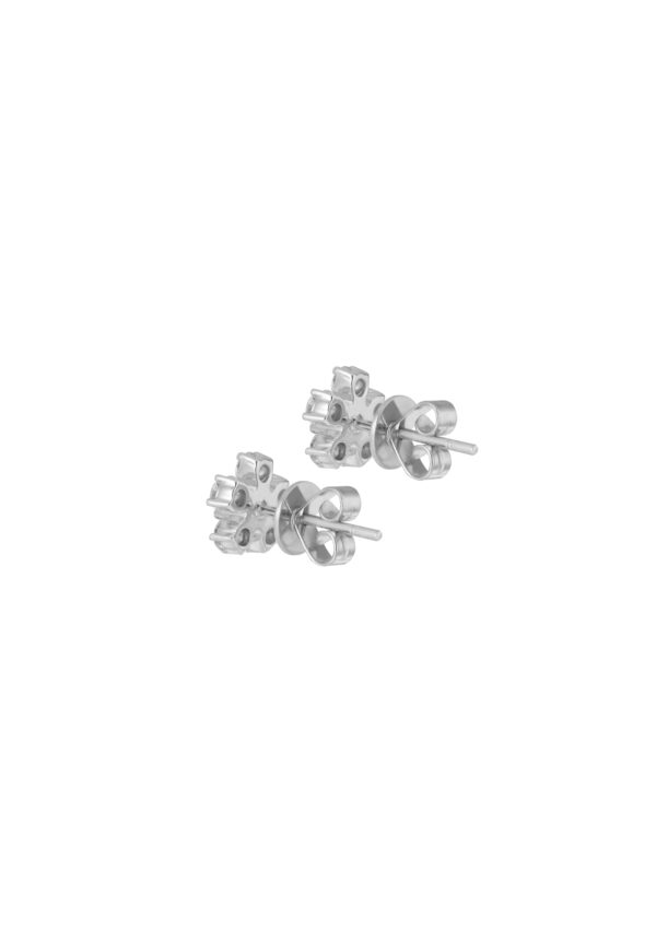 Z16 Le Lumiere FIORE Earrings In 18K White Gold