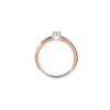 Z19 Le Lumiere Diamond Ring In 18K Dual Tone