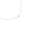 Chic Radiance Necklace In 18K White Gold